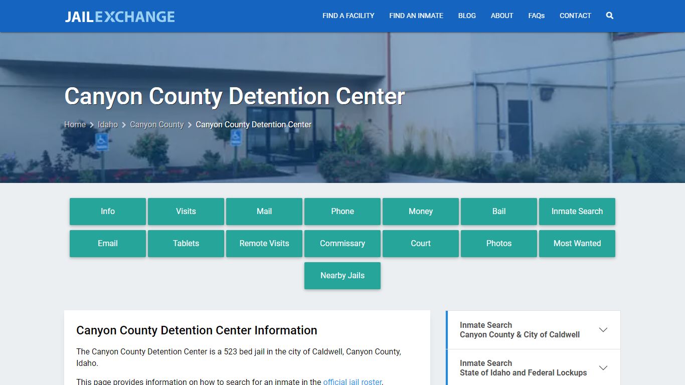 Canyon County Detention Center - Jail Exchange